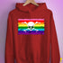 Gilbert Baker LGBTQ Pride Pirate Flag Hoodie - Red